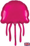 Oaktree Shape 17.5 x 29.5inch Pink Jellyfish - Foil Balloons