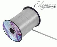 Eleganza Poly Curling Ribbon 5mm x500yds No.24 Silver - Ribbons