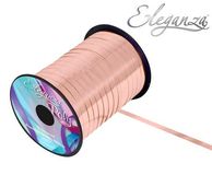 Eleganza Poly Curling Ribbon Metallic 5mm x250yds Rose Gold - Ribbons