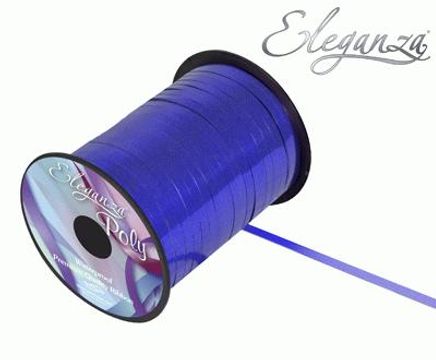 Eleganza Poly Curling Ribbon Metallic 5mm x250yds Blue - Ribbons