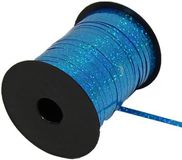 Eleganza Poly Curling Ribbon Holographic 5mm x250yds Turquoise - Ribbons