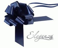 Eleganza Poly Pull Bows 30mm x 30pcs Navy Blue No.19 - Pullbows