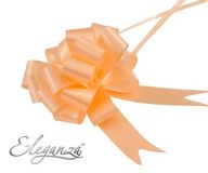 Eleganza Poly Pull Bows 30mm x 30pcs Peach No.05 - Pullbows