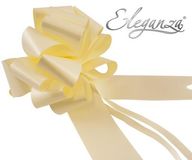 Eleganza Poly Pull Bows 50mm x 20pcs Cream No.62 - Pullbows