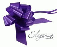 Eleganza Poly Pull Bows 50mm x 20pcs Purple No.36 - Pullbows