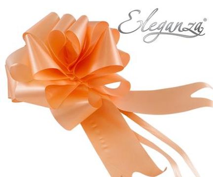 Eleganza Poly Pull Bows 50mm x 20pcs Peach No.05 - Pullbows