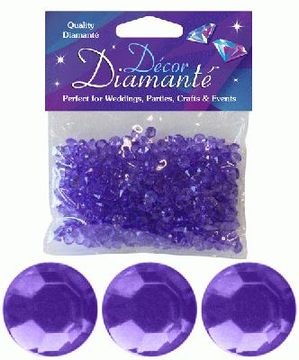 Décor Diamanté™ 6mm 28g bag, Lavender - Accessories