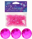 Décor Diamanté™ 6mm 28g bag, Hot Pink - Accessories