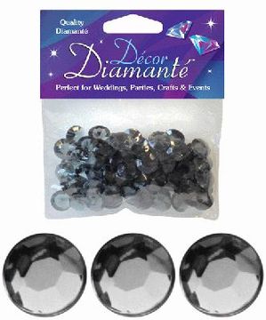 Décor Diamanté™ 12mm 28g bag, Black Quartz - Accessories