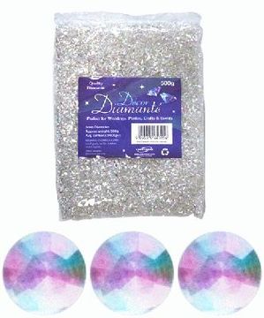 Décor Diamanté™ 6mm 500g Bulk bag, Iridescent - Accessories