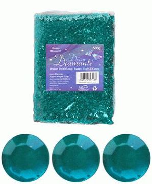 Décor Diamanté™ 6mm 500g Bulk bag, Jade - Accessories