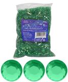 6mm Décor Diamante Diamonds 500g Bulk Bag No.15 Emerald - Accessories