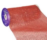 Eleganza Diamond Mesh 24.5cm x 4.5m Red No.16 - Accessories