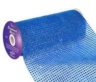 Eleganza Diamond Mesh 24.5cm x 4.5m Sapphire Blue No.72 - Accessories