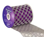 Eleganza Diamond Mesh 11cm x 4.5m Pattern No.350 Purple No.36 - Accessories