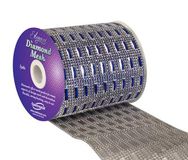 Eleganza Diamond Mesh 11cm x 4.5m Pattern No.352 Sapphire Blue No.72 - Accessories