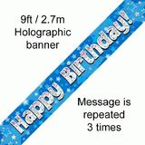 Happy Birthday Blue - Banners & Bunting
