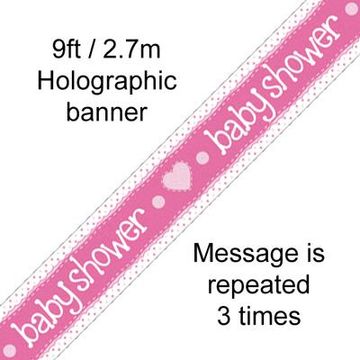 Baby Shower Pink - Banners & Bunting