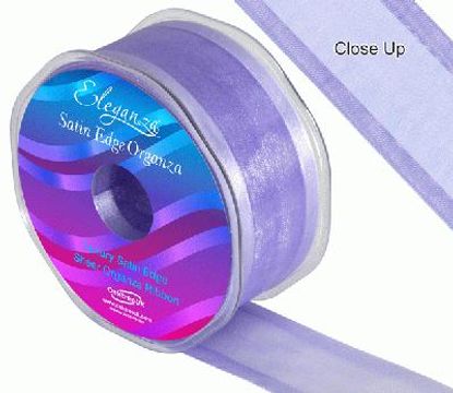 38mm Satin Edge Organza Ribbon Lavender - Ribbons