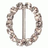 Diamanté Buckles - Oval 17x20mm 6pcs - Accessories