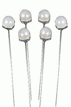 Eleganza Pearl Wire Picks 10mm 6pcs - Accessories