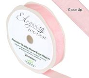 Woven Edge Ribbon 15mm x 20m Lt Pink No.21 - Ribbons