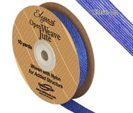 Eleganza Open Weave Jute 15mm x 9.1m (10yds) Blue No.18 - Ribbons