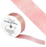 Candy Shimmer 38mm x 10m Metallic Iridescent Blush No.80 - Ribbons