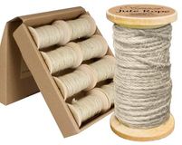 Eleganza Jute Rope wooden Spool 2mm x 15m Ivory No.61 - Ribbons