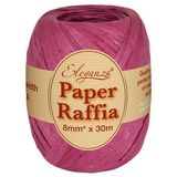 Eleganza Paper Raffia 8mm x 30m No.17 Burgundy - Ribbons