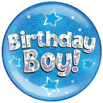 Oaktree Jumbo Badge - Birthday Boy - Partyware