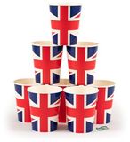 Oaktree Union Jack 9oz/266ml Cups 8pcs - Partyware