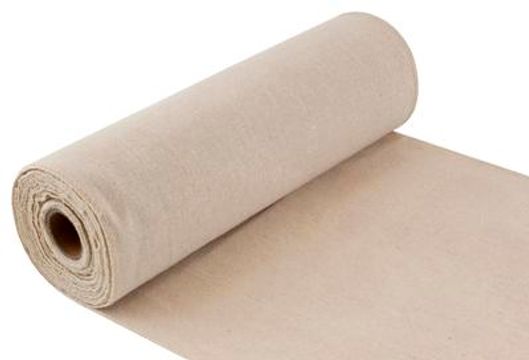 Eleganza Woven Edge Linen Stitched edge 29cm x 9.1m Natural No.02 - Organza / Fabric