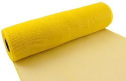 Eleganza Deco Mesh 25cm x 9.1m (10yds) Yellow No.11 - Organza / Fabric