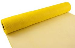 Eleganza Deco Mesh 53cm x 9.1m (10yds) Yellow No.11 - Organza / Fabric