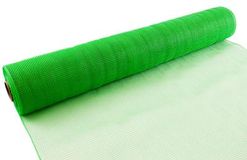 Eleganza Deco Mesh 53cm x 9.1m (10yds) Apple Green No.63 - Organza / Fabric