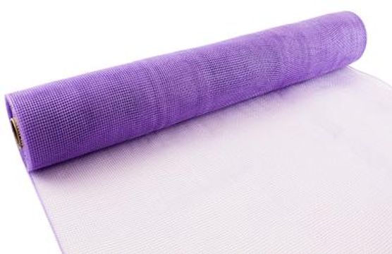 Eleganza Deco Mesh 53cm x 9.1m (10yds) Lavender No.45 - Organza / Fabric