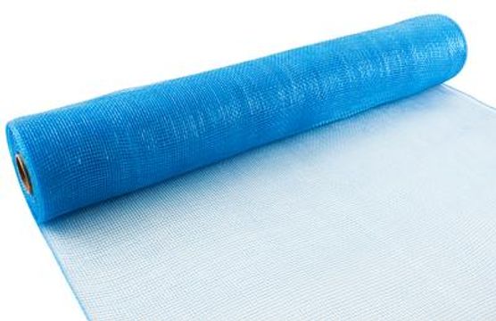 Eleganza Deco Mesh 53cm x 9.1m (10yds) Turquoise No.55 - Organza / Fabric