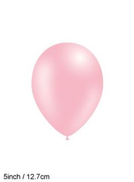 Decotex Pro 5inch Metallic No.21 Lt Pink x100pcs - Latex Balloons