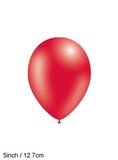 Decotex Pro 5inch Metallic No.16 Red x100pcs - Latex Balloons