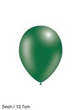 Decotex Pro 5inch Metallic No.84 Forest Green x100pcs - Latex Balloons