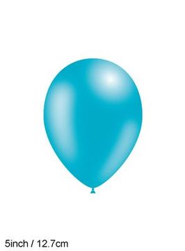 Decotex Pro 5inch Metallic No.86 Turquoise Green x100pcs - Latex Balloons