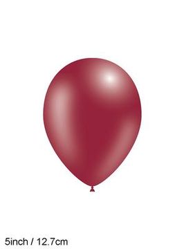 Decotex Pro 5inch Metallic No.17 Burgundy x100pcs - Latex Balloons