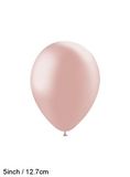 Decotex Pro 5inch Metallic No.87 Rose Gold x100pcs - Latex Balloons