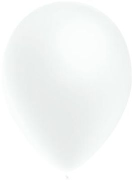 Decotex Pro 11inch Metallic No.01 White x50pcs - Latex Balloons