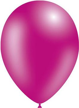 Decotex Pro 11inch Metallic No.28 Fuchsia x50pcs - Latex Balloons