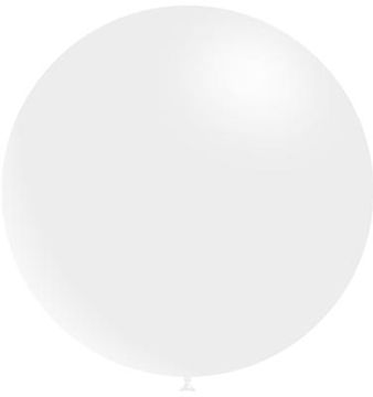 Decotex Pro 36inch Fashion Solid No.01 White x 2pcs - Latex Balloons