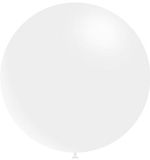 Decotex Pro 36inch Metallic No.01 White x2pcs - Latex Balloons