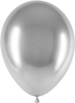 Decotex Pro 11inch Chromium No.24 Silver x 25 pcs - Latex Balloons