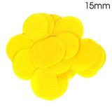 Oaktree Tissue Paper Confetti Flame Retardant Round 15mm x 14g Yellow - Accessories